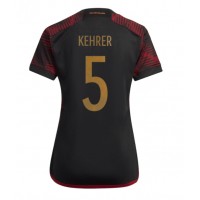 Echipament fotbal Germania Thilo Kehrer #5 Tricou Deplasare Mondial 2022 pentru femei maneca scurta